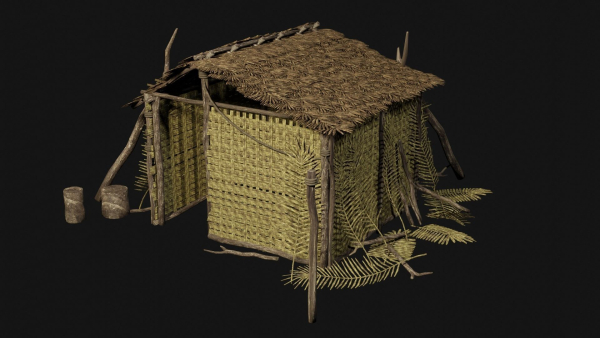 JUNGLE SWAMP GENERIC HUT SHELTER COTTAGE AAA COLLECTION