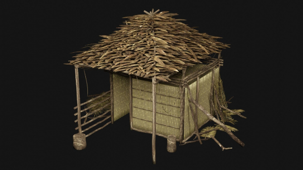 JUNGLE SWAMP GENERIC HUT SHELTER COTTAGE AAA COLLECTION