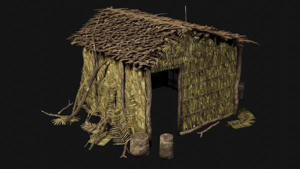 JUNGLE SWAMP GENERIC HUT SHELTER COTTAGE AAA COLLECTION