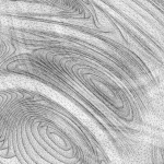 Jupiter glass ball with swirls