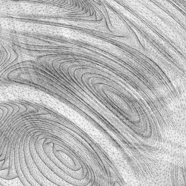 Jupiter glass ball with swirls
