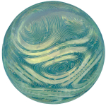 Jupiter glass ball with swirls