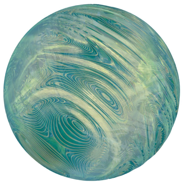Jupiter glass ball with swirls