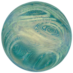 Jupiter glass ball with swirls