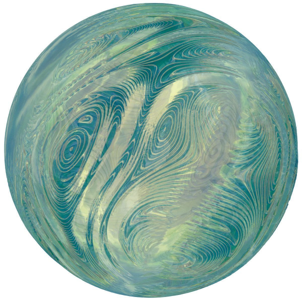 Jupiter glass ball with swirls