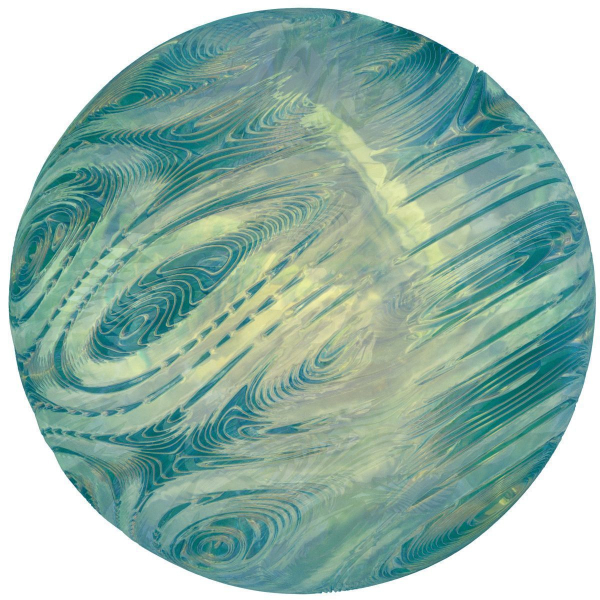 Jupiter glass ball with swirls