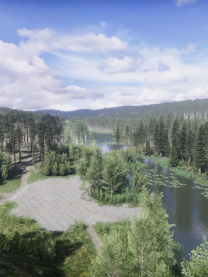 Lake Coniferous - Environment Unity