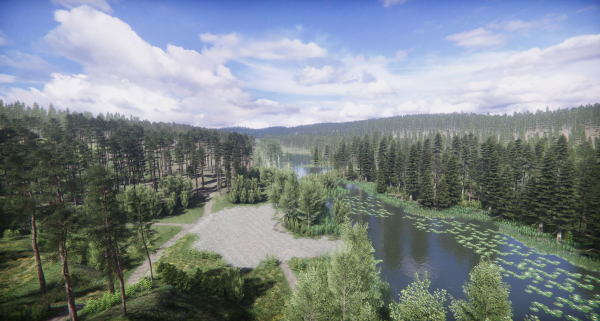 Lake Coniferous - Environment Unity