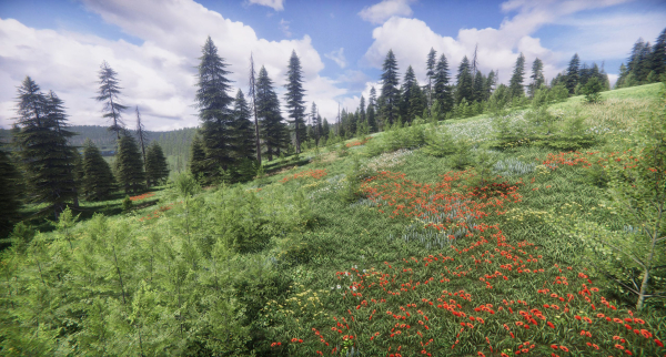 Lake Coniferous - Environment Unity
