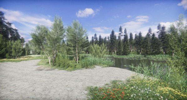 Lake Coniferous - Environment Unity