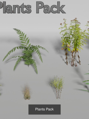 landscape-foliage-and-rock-collection-3d-model-obj-fbx-stl-blend-dae-abc