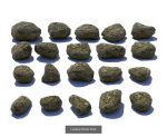 Landscape foliage and rock collection