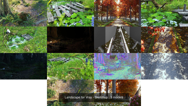 Landscape for Vray - Sketchup