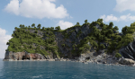 Large Coast Cliff PBR Scan 01