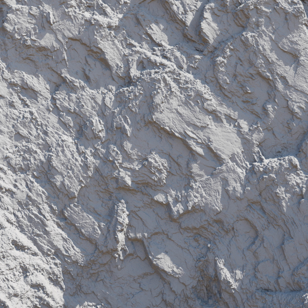 Large Coast Cliff PBR Scan 01