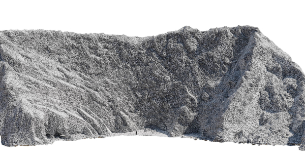 Large Coast Cliff PBR Scan 01