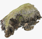 Large Coast Line Cliff PBR Scan