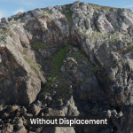 Large Coast Line Cliff PBR Scan