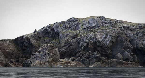 Large Coast Line Cliff PBR Scan