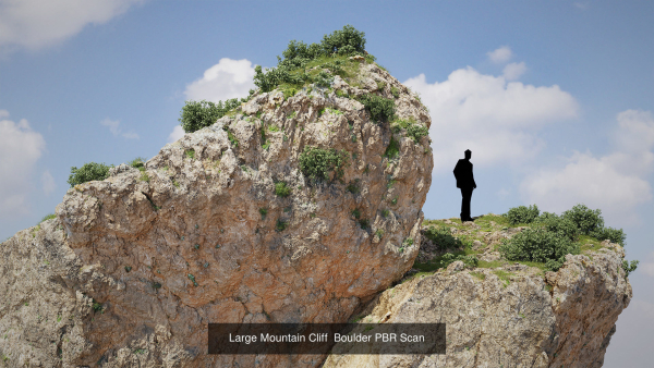 Large Mountain Cliffs PBR Scan Collection