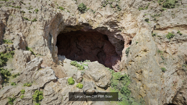 Large Mountain Cliffs PBR Scan Collection