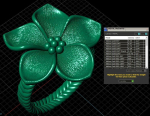 Leaf  Vines sheet flower   Ring