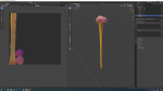 Lily flower rigged animated
