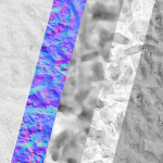 Loose snow material 8k seamless