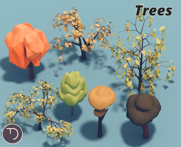 Low Poly Campament drop game asset camping pack