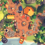 Low Poly Campament drop game asset camping pack