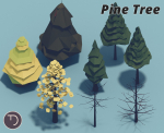 Low Poly Campament drop game asset camping pack