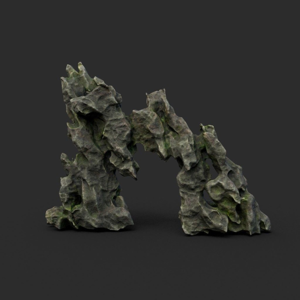 Low poly Cave Eroded Limestone Modular 210727