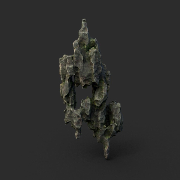 Low poly Cave Eroded Limestone Modular 210727