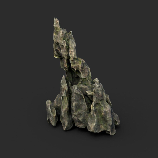 Low poly Cave Eroded Limestone Modular 210727
