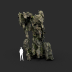 Low poly Cave Eroded Limestone Modular 210727