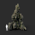 Low poly Cave Eroded Limestone Modular 210727