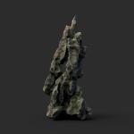 Low poly Cave Eroded Limestone Modular 210727