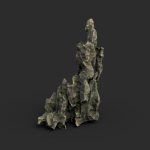 Low poly Cave Eroded Limestone Modular 210727