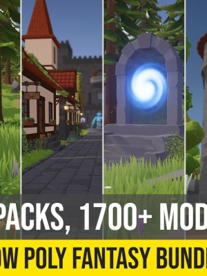 Low Poly Fantasy Medieval Bundle