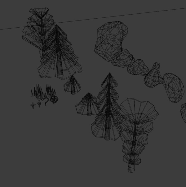 Low Poly Forest Assets