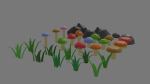 Low Poly Forest Decorations Pack
