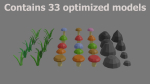 Low Poly Forest Decorations Pack