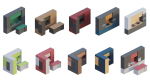 Low Poly Furniture - 1000 models collection interior Vol1-Vol2