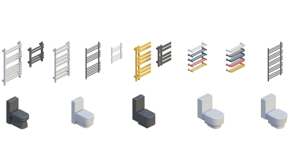 Low Poly Furniture - 1000 models collection interior Vol1-Vol2