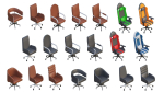 Low Poly Furniture - 1000 models collection interior Vol1-Vol2
