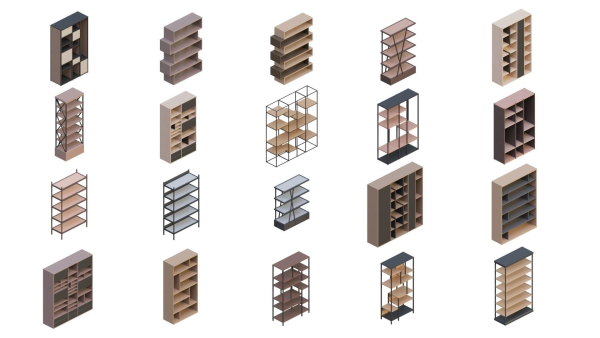 Low Poly Furniture - 1000 models collection interior Vol1-Vol2