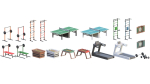 Low Poly Furniture - 1000 models collection interior Vol1-Vol2