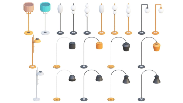 Low Poly Furniture - 1000 models collection interior Vol1-Vol2