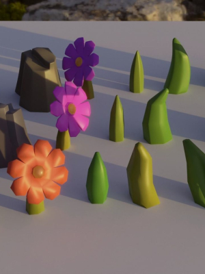 low-poly-grass-elements-3d-model-d3e8af35c8
