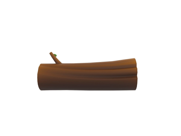 Low Poly Log 001
